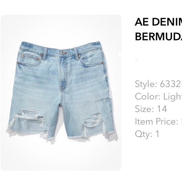 AE Burmunda Jean Short - Picture 1 of 4